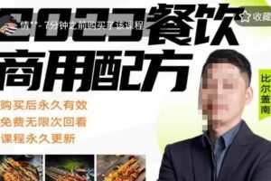 外面收费3908的比尔盖南餐饮创业指南，176种配方美食