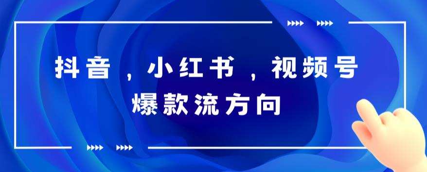 抖音,小红书,视频号爆款流视频制作,简单制作掌握流量密码