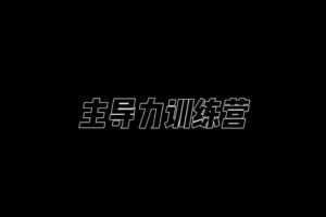 昊哥《主导力训练营》