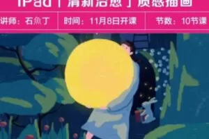 石魚丁2022iPad清新治愈质感插画【画质不错只有视频】