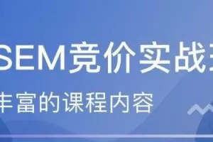 艾课网SEM课程，共二十多套