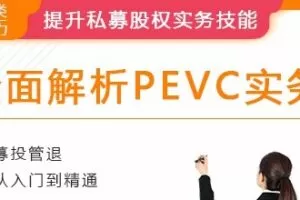 华尔街学堂《PEVC实务专题课》