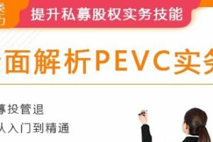 华尔街学堂《PEVC实务专题课》