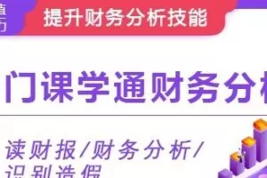 华尔街学堂《一门课学通财务分析》