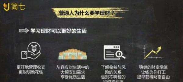 跟简七学理财-理财训练营 告别月光,开启理财第一步 2 1635417319 跟简七学理财 理财训练营 告别月光开启理财第一