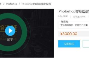 林清学院张盛陵：Photoshop零基础到精通培训班 实例+理论强化提升设计能力