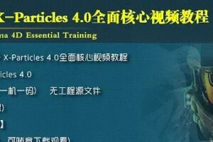 小丑中文教程·C4D XP粒子4.0全面解密系列从基础到进阶教程