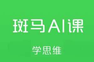 斑马AI·思维课S1、S2、S3，价值2800元