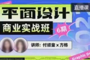 付顽童方格第6期平面设计商业实战班2022年8月结课【画质高清只有视频】