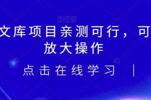 2023小淘AI文库项目，亲测可行，可以批量放大操作