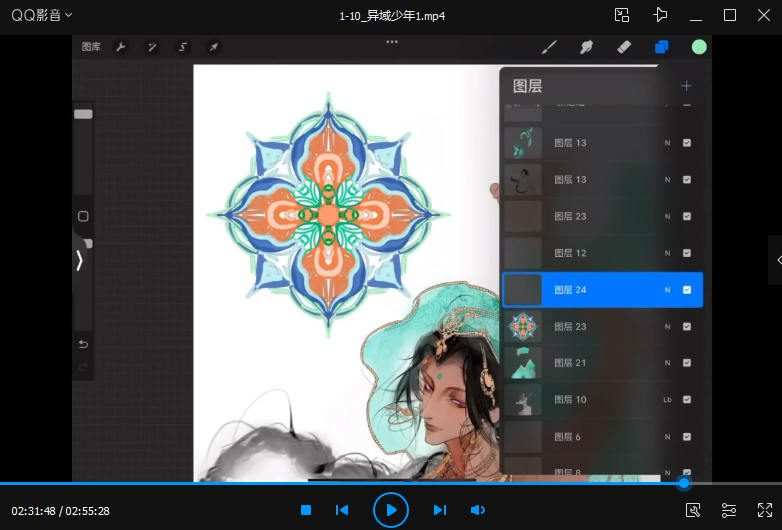 万里虚名2023ipad微写实人物插画特训班第1季【画质还行只有视频】