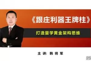 量学云讲堂韩将军打造量学黄金架构思维第4期
