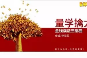 量学大讲堂金城李亚民量学擒龙伏击龙头第38期六段位