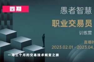 愚者智慧《职业交易员训练营》四期