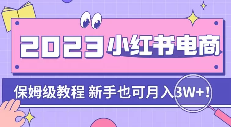 阿本小红书电商陪跑营4.0，带大家从0到1把小红书做起来