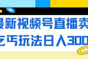 最新视频号直播卖惨乞讨玩法，流量嘎嘎滴，轻松日入300+