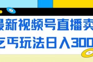 最新视频号直播卖惨乞讨玩法，流量嘎嘎滴，轻松日入300+
