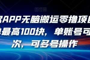 有驾APP无脑搬运零撸项目，一单最高100块，单账号可撸3次，可多号操作【揭秘】