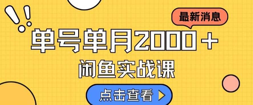 最新闲鱼日入500+,虚拟资料变现喂饭级讲解