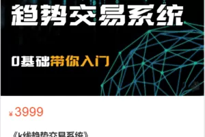 币圈技术流兔子k线趋势交易系统