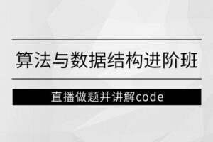 左程云_算法与数据结构进阶班【马士兵教育】