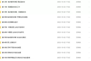 依恋类型及依恋关系 视频课程