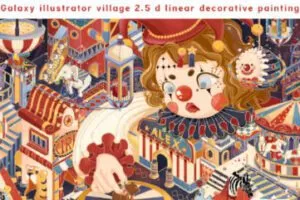 【缺课】蓝贵莲插画训练营P1-P6 2023【画质不错有部分素材】