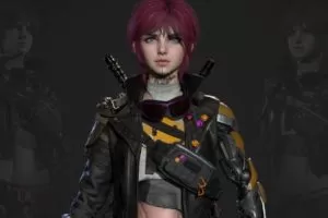 赛博风格次世代游戏角色全流程教学【画质还行有大部分素材】