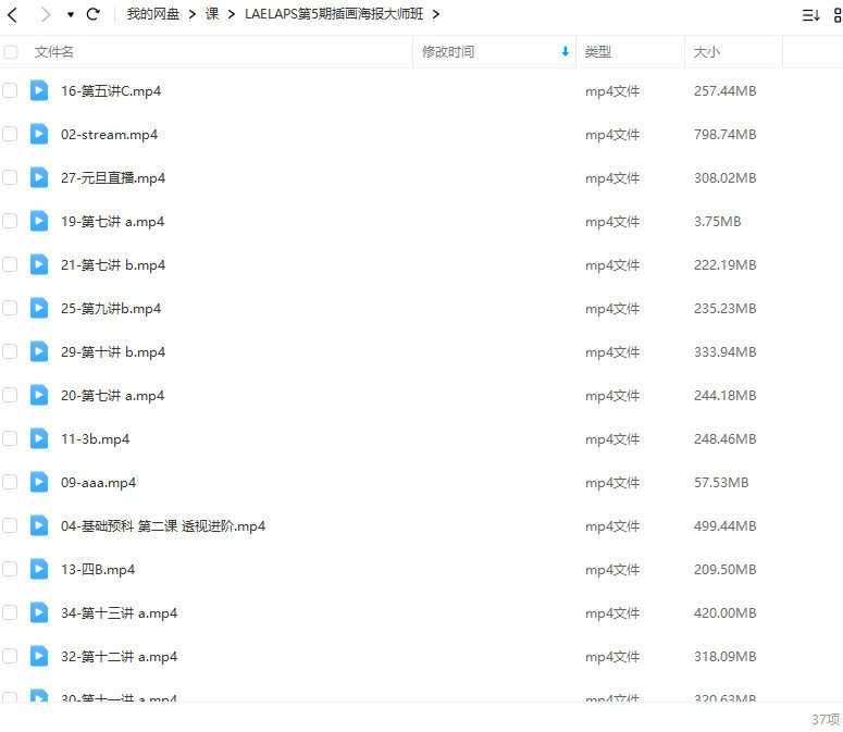LAELAPS第5期插画海报大师班莱普斯课程