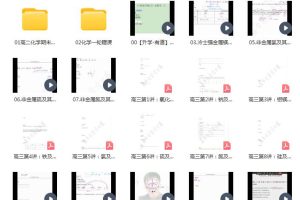 冷世强2022高考化学一轮复习暑假班，夯实基础迎接高考！