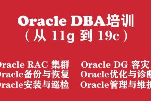 Oracle数据库工程师入门培训实战教程（从Oracle11g 到 Oracle19c）
