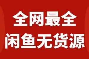 月入3w+的闲鱼无货源保姆级教程2.0：新手小白从0-1开店盈利手把手干货教学