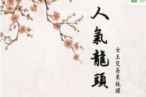 低吸女王人气龙头周期系统