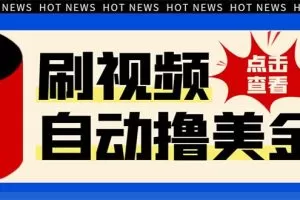 最新海外浏览视频掘金挂机撸美金项目，单窗口日收益30+ 【挂机脚本+使用…