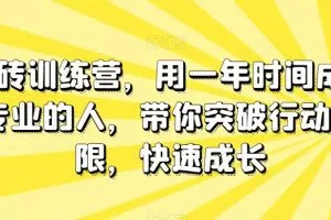 板砖训练营，用一年时间成为专业的人，带你突破行动局限，快速成长