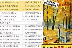 牟恩博2023高二英语A班暑假班秋季班，助你轻松掌握英语知识点