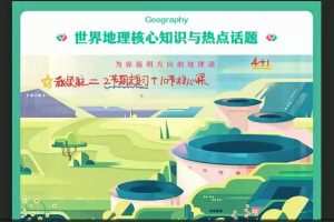 2023高考地理A+一轮复习暑假班，孙国勇名师传授备考技巧