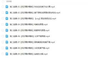 赵晶2024高二化学暑假班网课