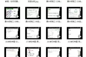 康永明2023高三高考化学第三阶段，补充知识漏洞，夯实基础！