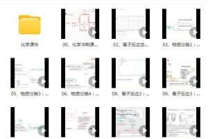 2022年树成林化学冲刺课33讲，高效备考，冲刺高分！