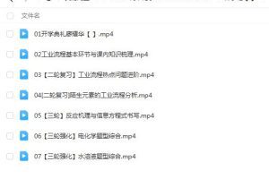 廖耀华2023高考化学二轮复习寒假班春季班，系统复习备考，冲刺高分！