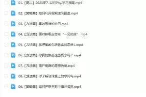 刘杰物理2024高二物理（上学期）暑假班网课