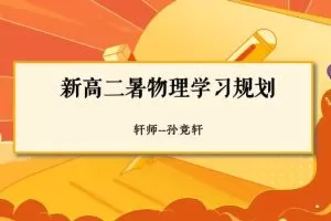 孙竞轩物理2024高二物理A+一轮暑假?
