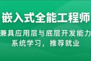 体系课-2023年物联网嵌入式工程师