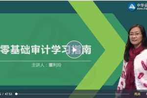 审计上岗学习训练营（视频+讲义）