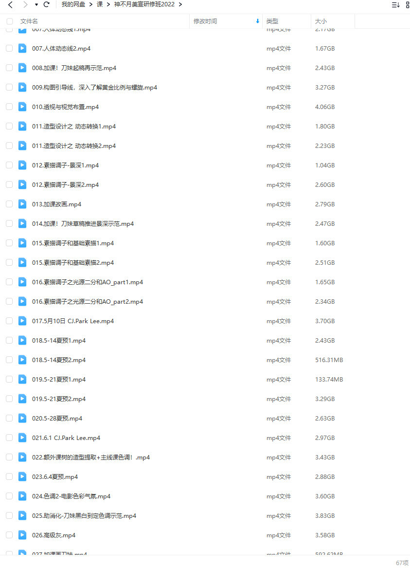 【缺】神不月美宣研修班2022年第1期【画质还行有笔刷笔记】