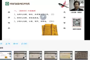杨兆林伤寒杂病论类方篇视频课程59集