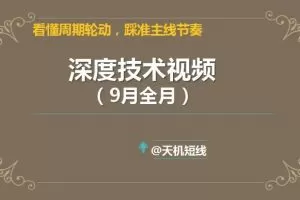 天机短线2023年深度技术视频9月课 看懂周期轮动，踩准主线节奏