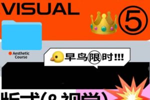 【缺课】召物少年美学课程版式与视觉第5期2023年【画质还行只有视频】