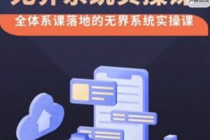 老衲·无界系统实操课，全体系落地无界改版后选择、出价、高投产做付费…